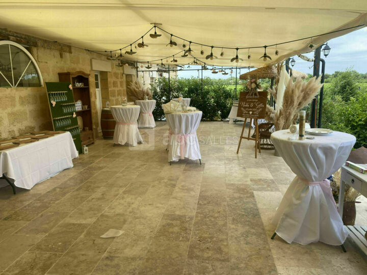Terrasse couverte