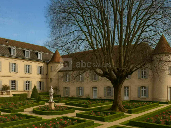 Court d'Honneur et roseraie