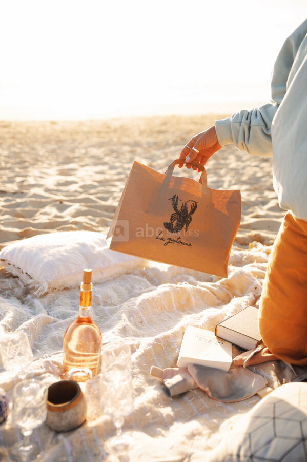Pique Nique en face de l'hôtel sur la plage