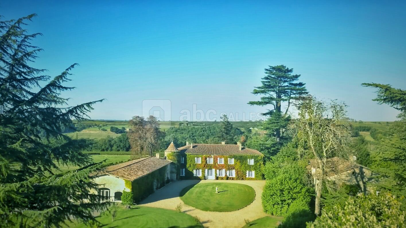Vue aérienne de Château Lardier
