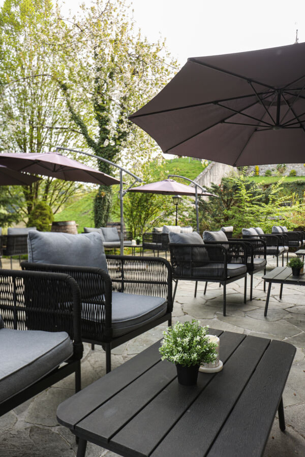 Terrasse privative salle de séminaire
