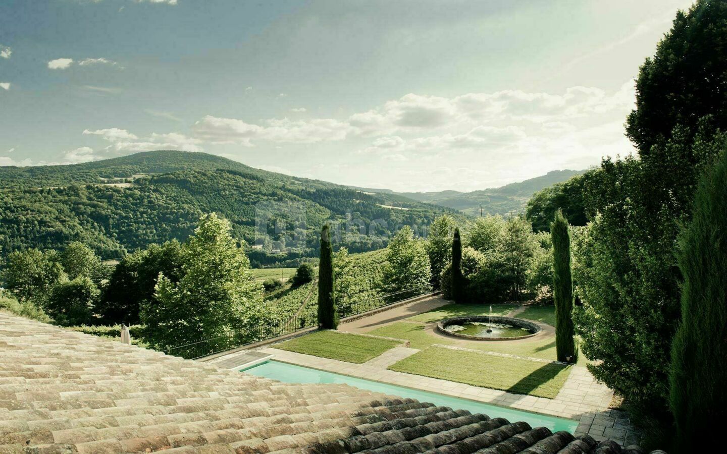 La vue plein sud