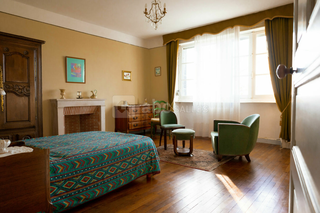 Une des chambres spacieuses