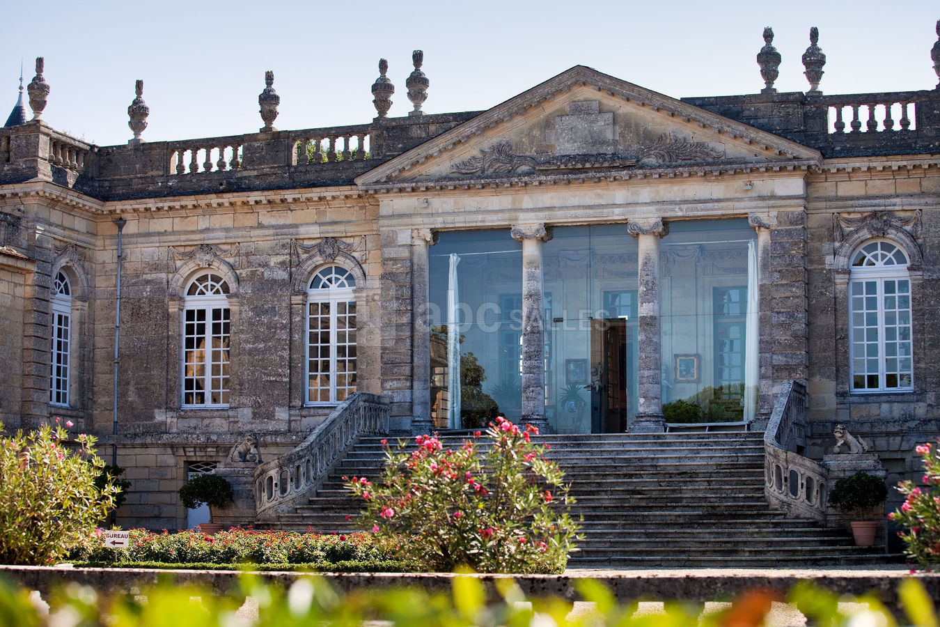 Façade du château