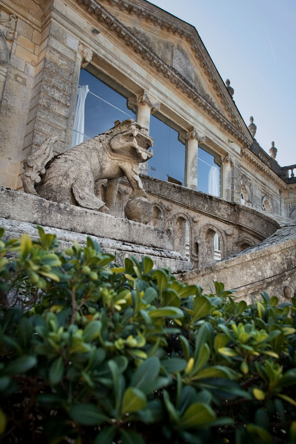 Escalier et château