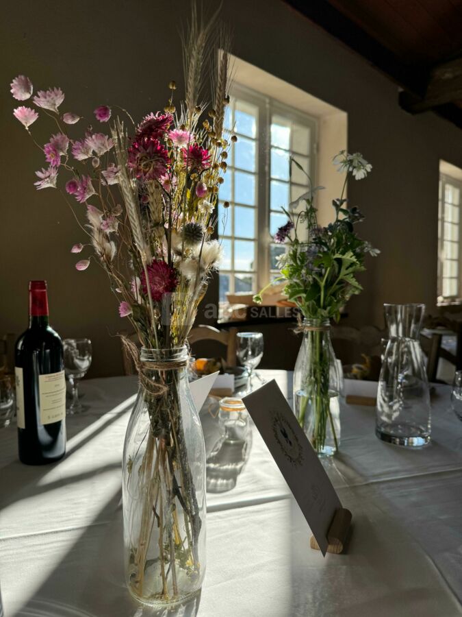 SALLE MEZZANINE - DECORATION DE TABLES