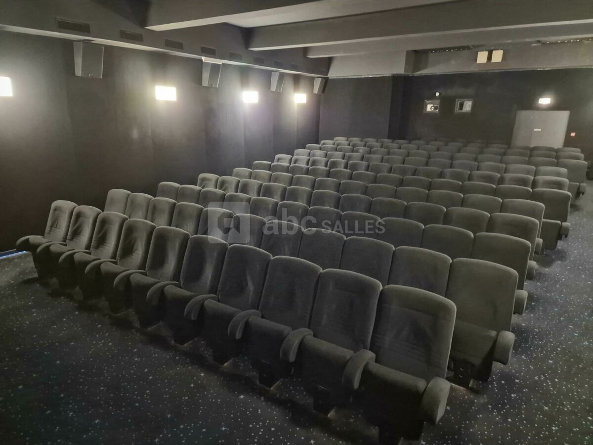 Salle 2, vue sièges, 110 places