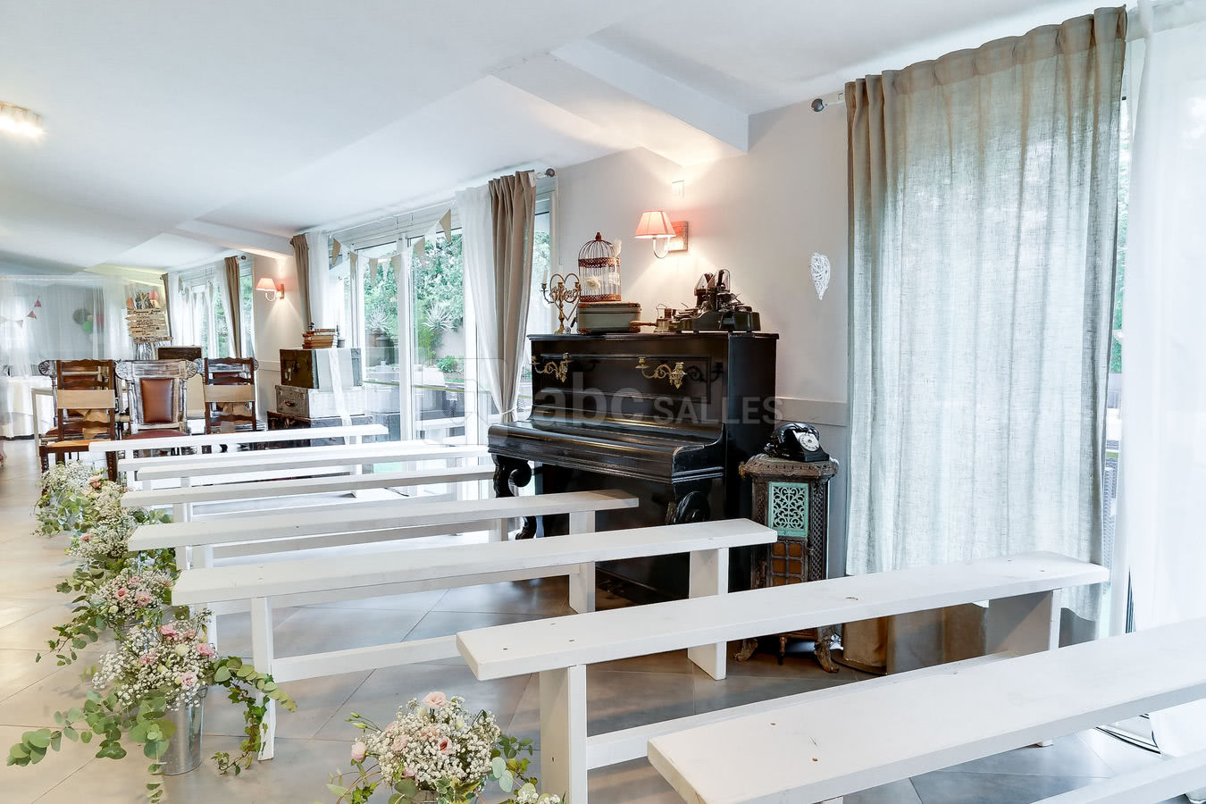 Cérémonie en intérieure en cas de mauvais temps