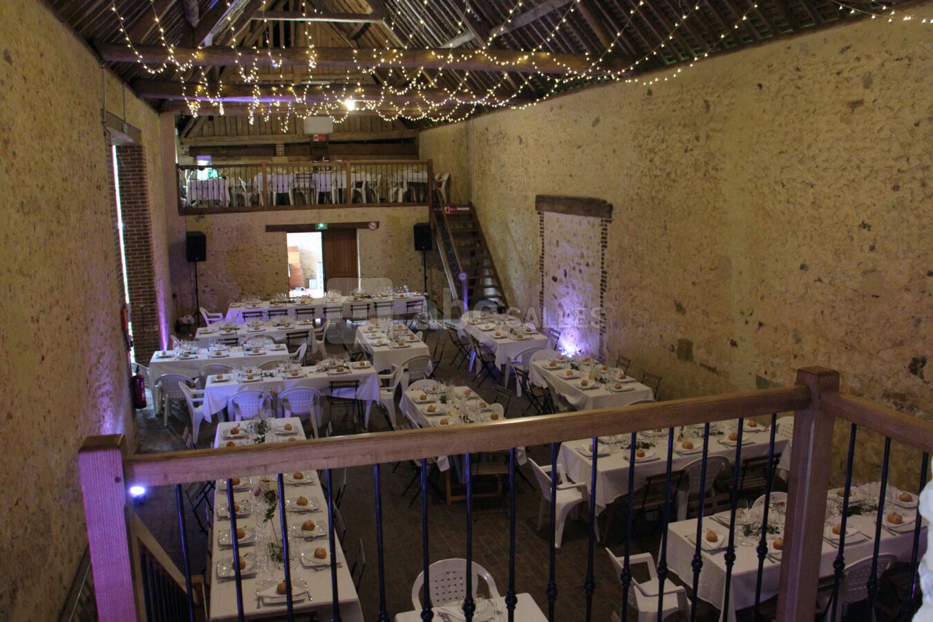 Diner dans l'orangerie