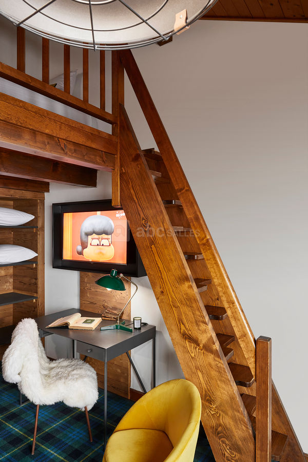 Chambre Cabane et sa mezzanine