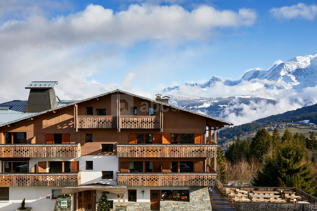 La façade du Chalet Alpen Valley