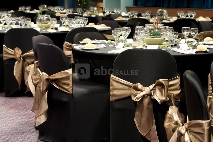 Deco mariage noir et or