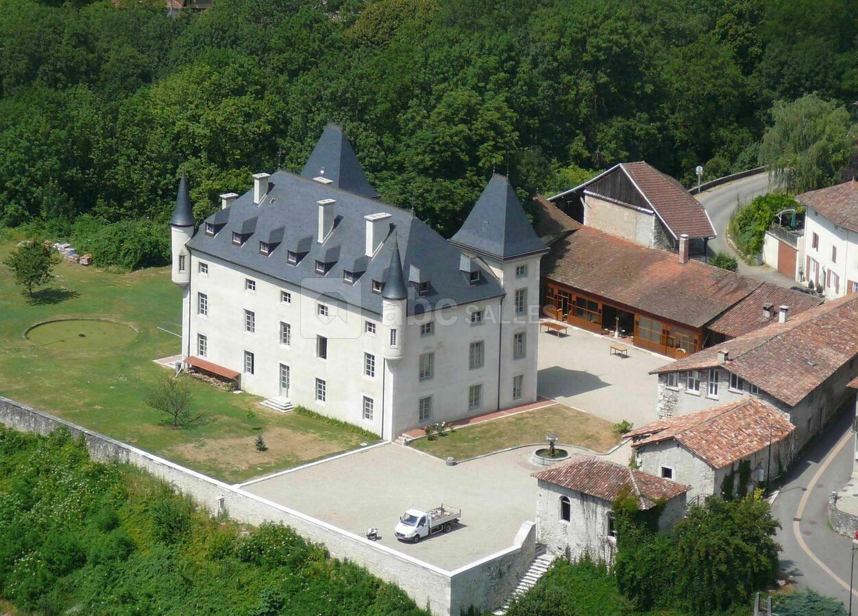 Vue aérienne du château