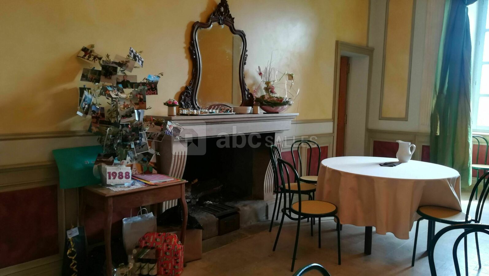 Petit salon à l'occasion d'un anniversaire