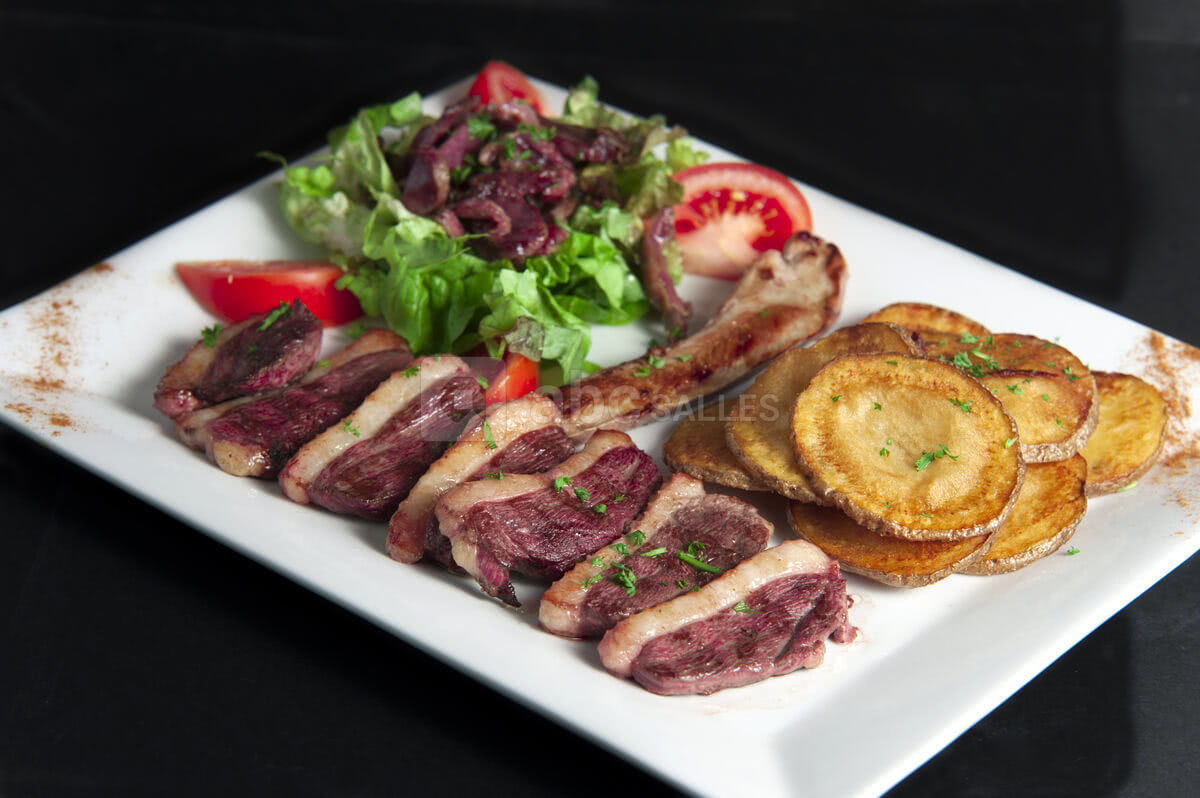 Plat du restaurant l'Aquitaine