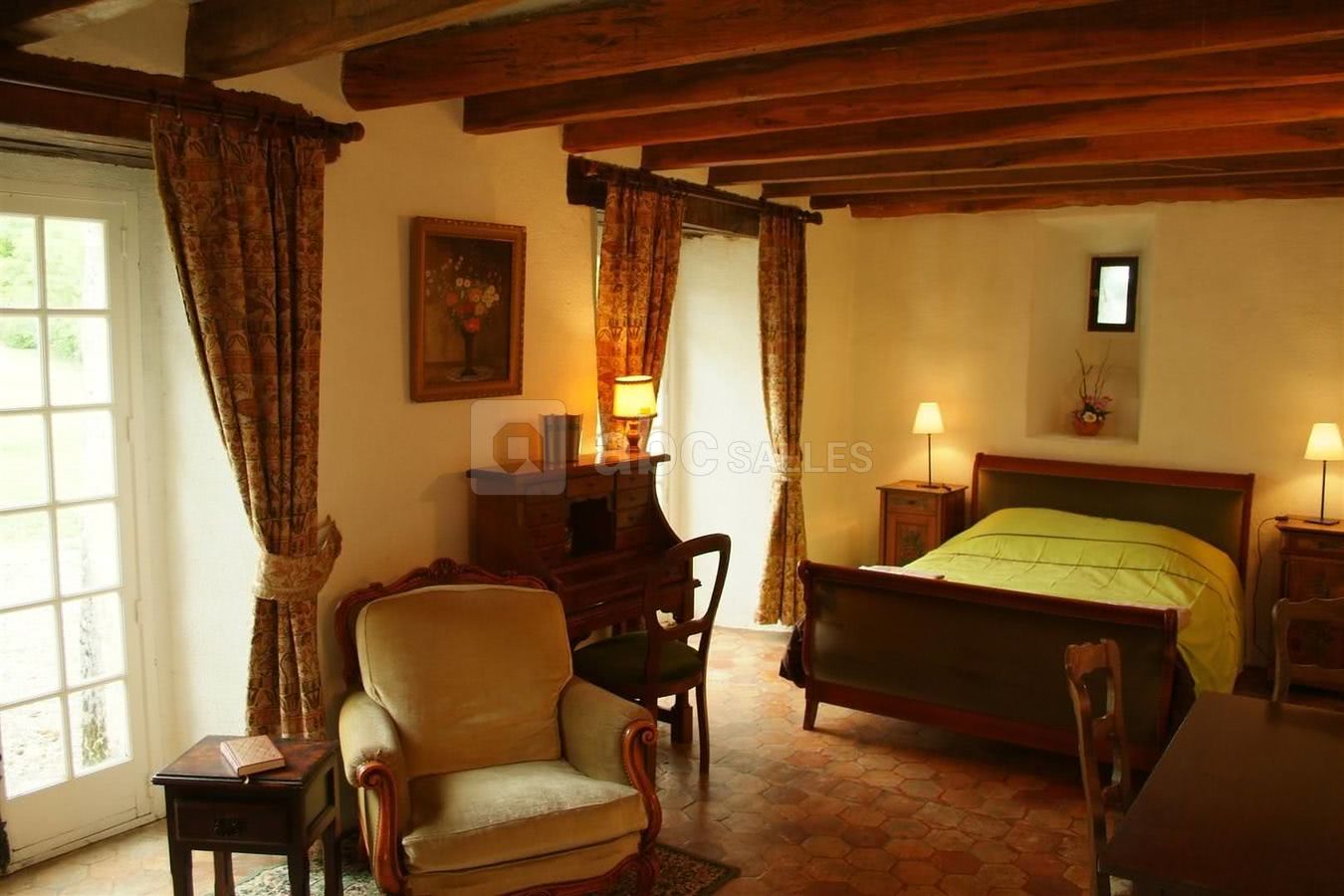 Chambre à terrasse - blanche de castille