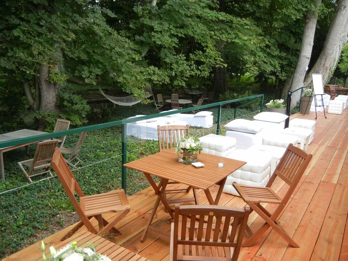 Terrasse tente cocktail