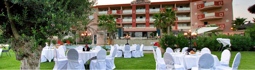 JARDIN DE L'HOTEL A L'OCCASION D'UN EVENEMENT