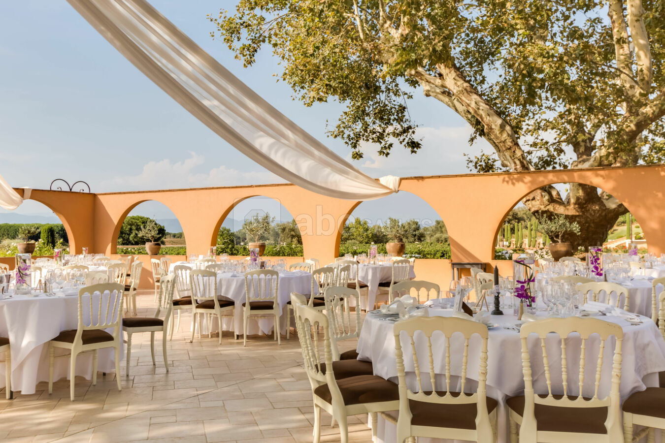 Repas sur la terrasse