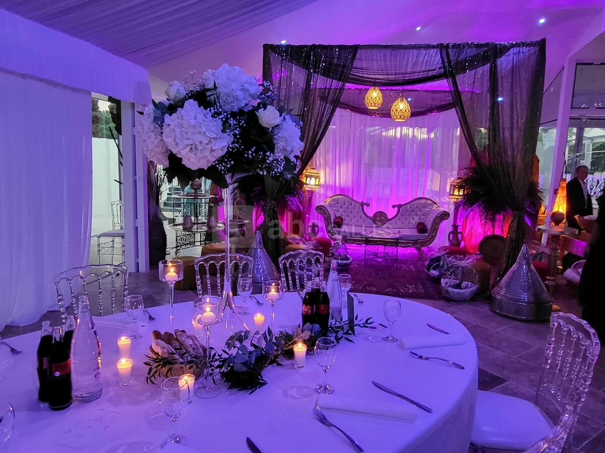 Exemple de décoration de table et d'ambiance du Yacht Club