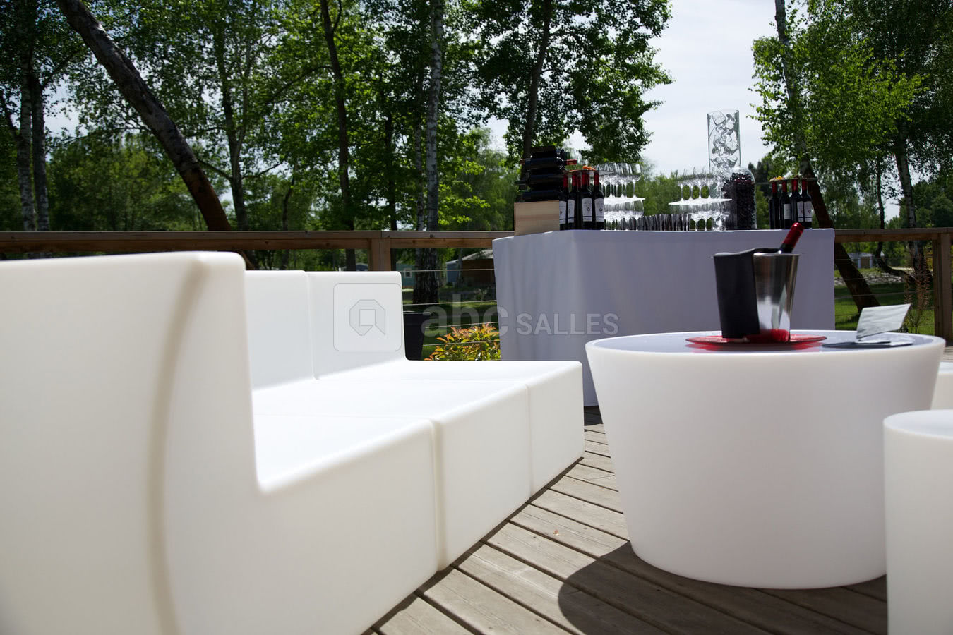 La terrasse pour un cocktail