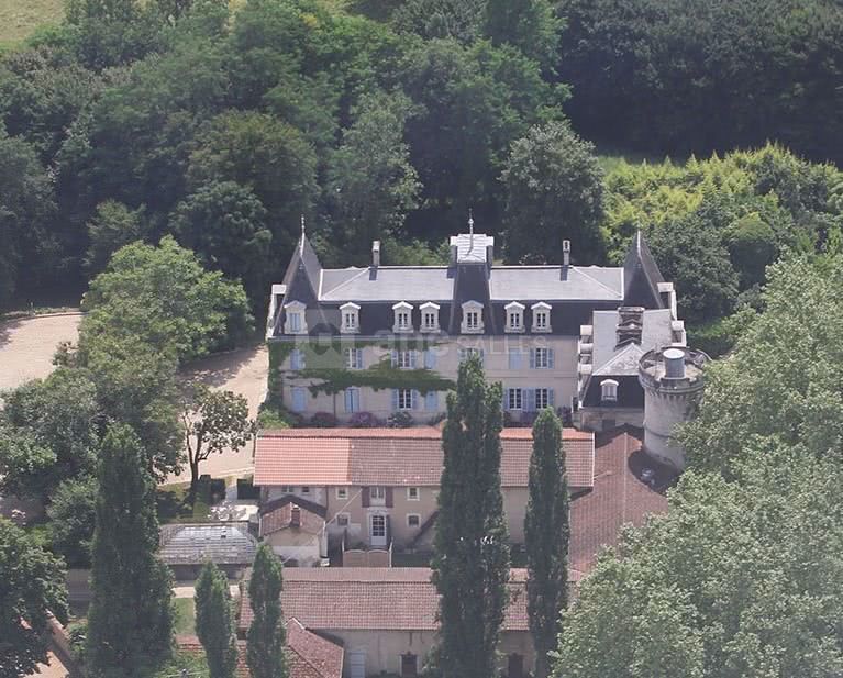 Vue aérienne jardin