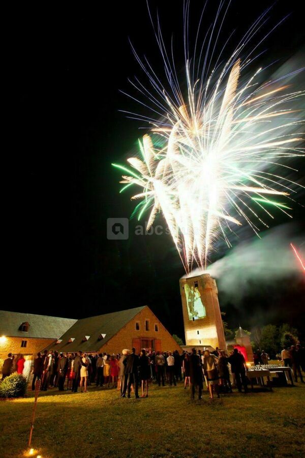 Feu d'artifice mariage
