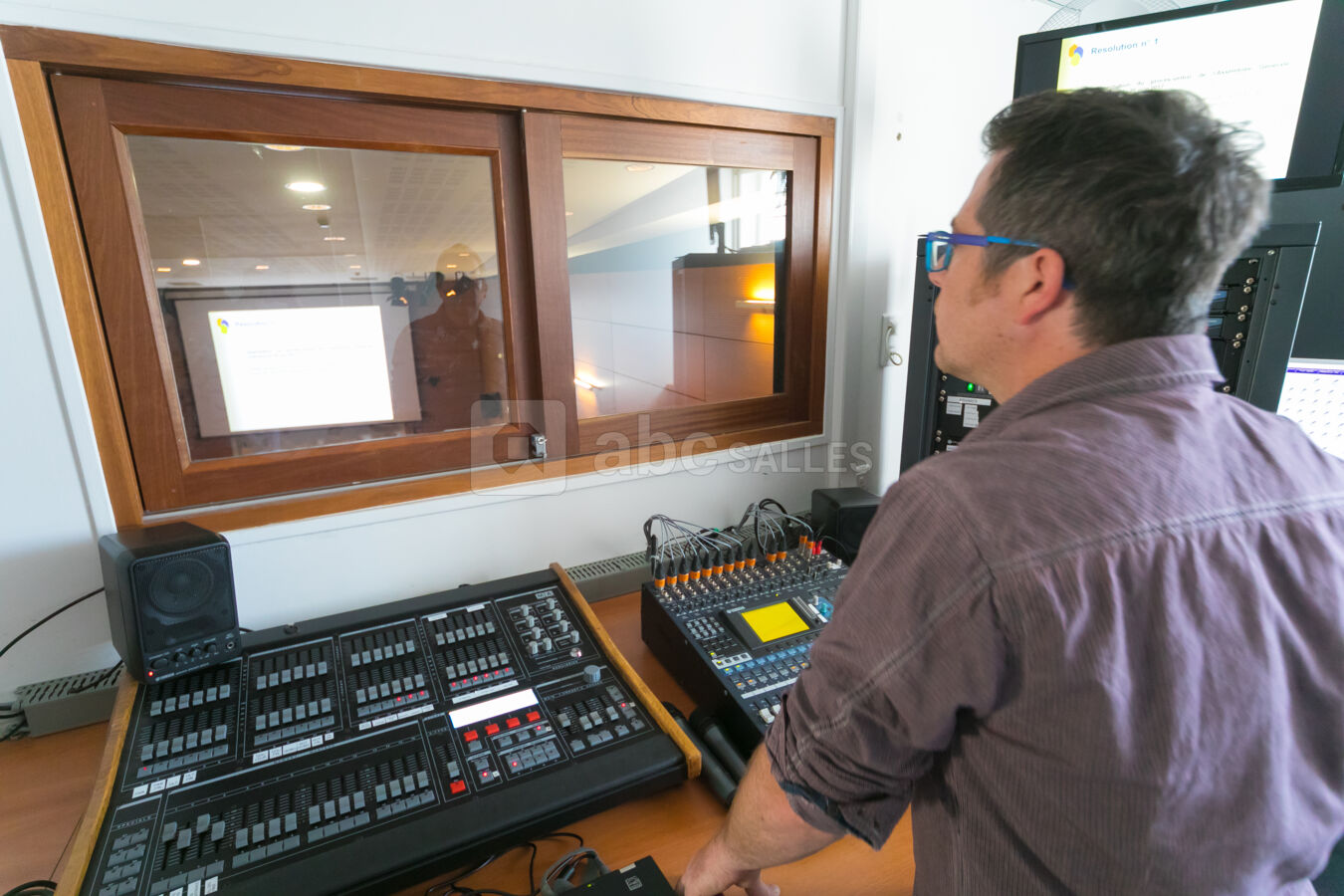 Régie technique Amphithéâtre