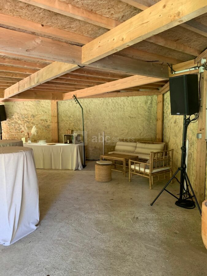 Cocktail professionnel sous le auvent