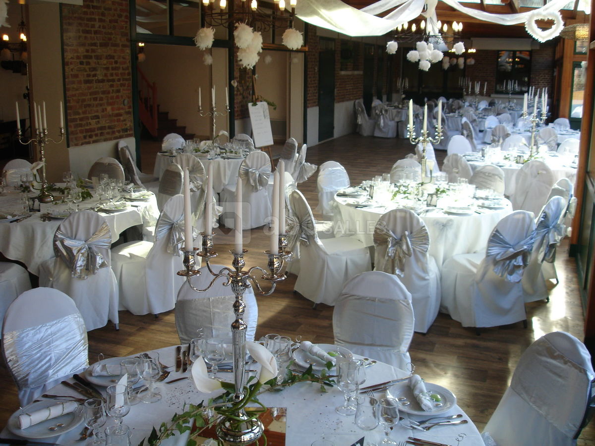 Mariage blanc et argent