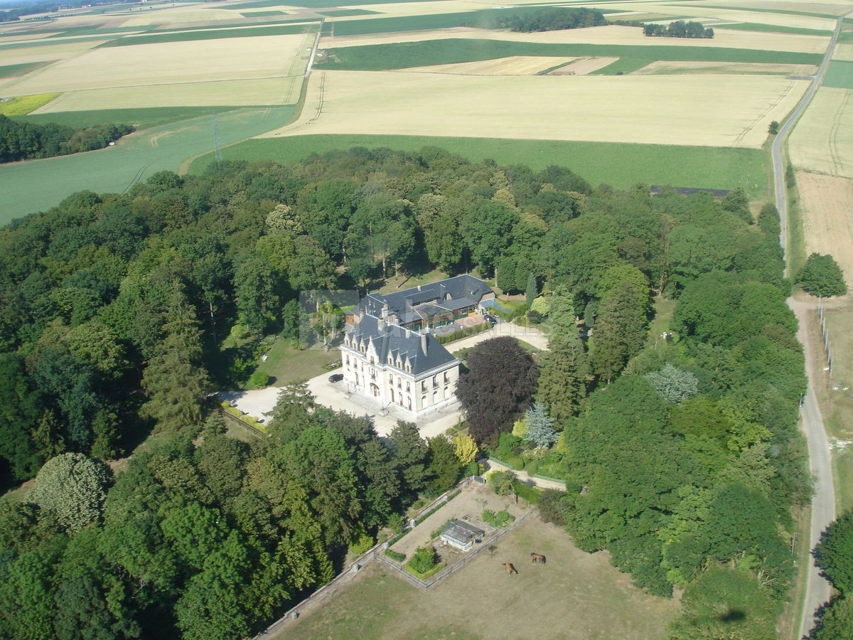 Vue aérienne du domaine