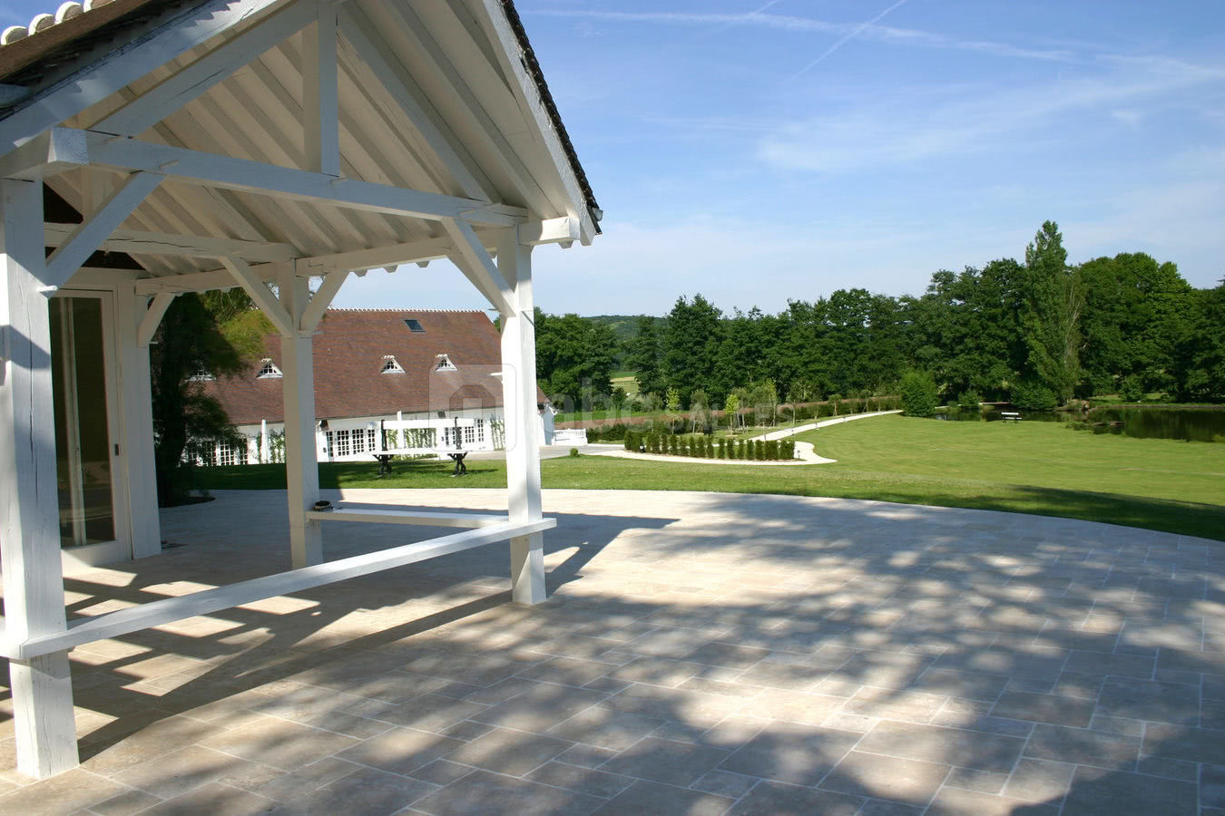 Vue du pavillon