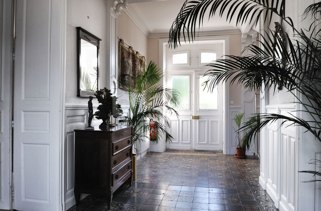 Entrée du gîte au château