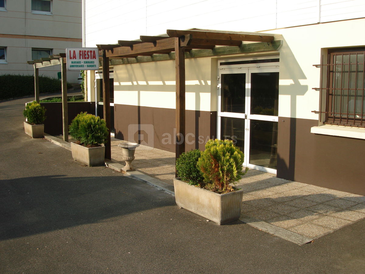 L'entrée de la salle de reception