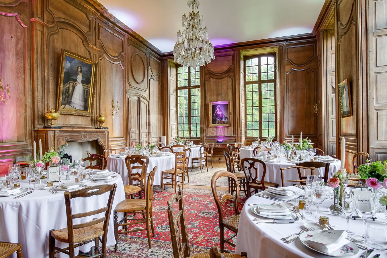 Salle du chateau agencée