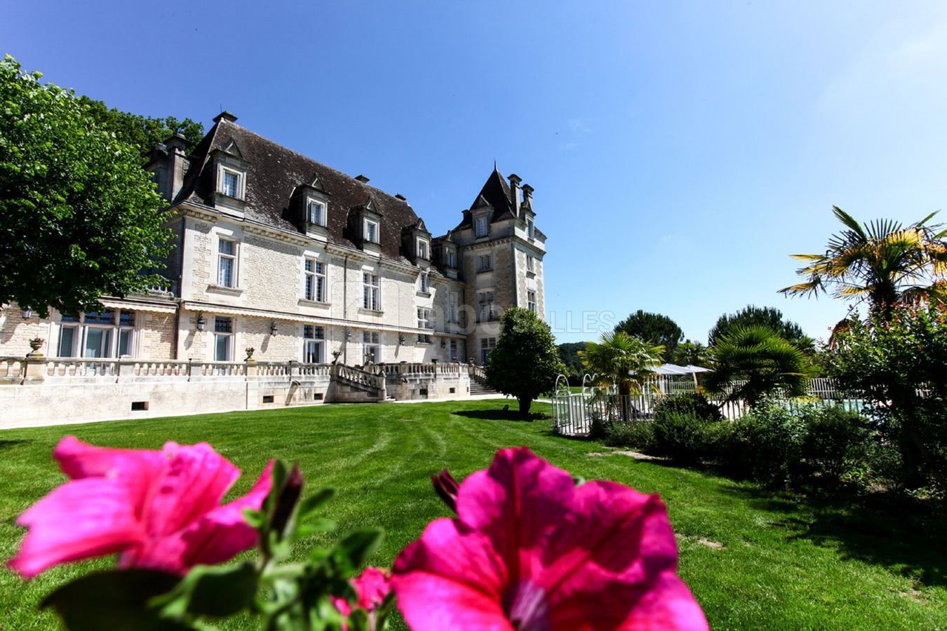 Vue de l'arrière du Chateau