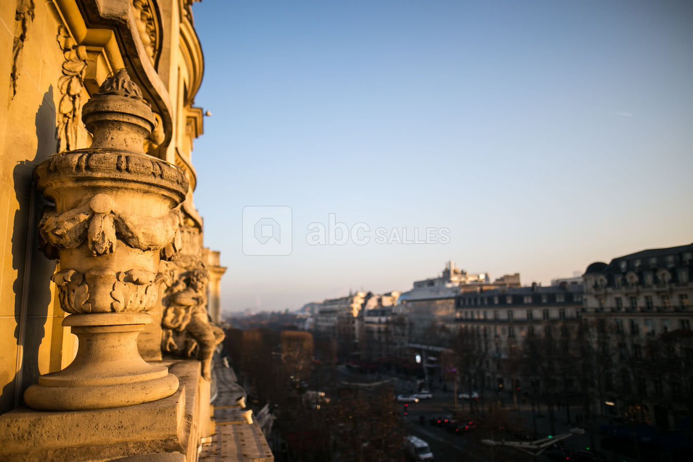 Vue paris deux balcons plain pied