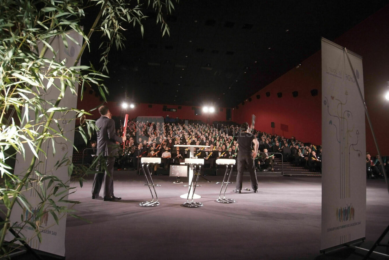 Séminaire en salle de cinéma
