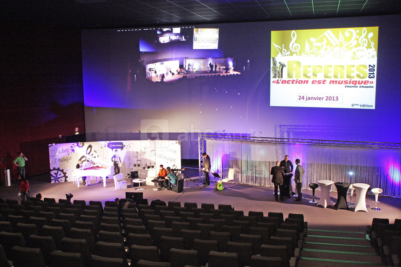 Séminaire en salle de cinéma