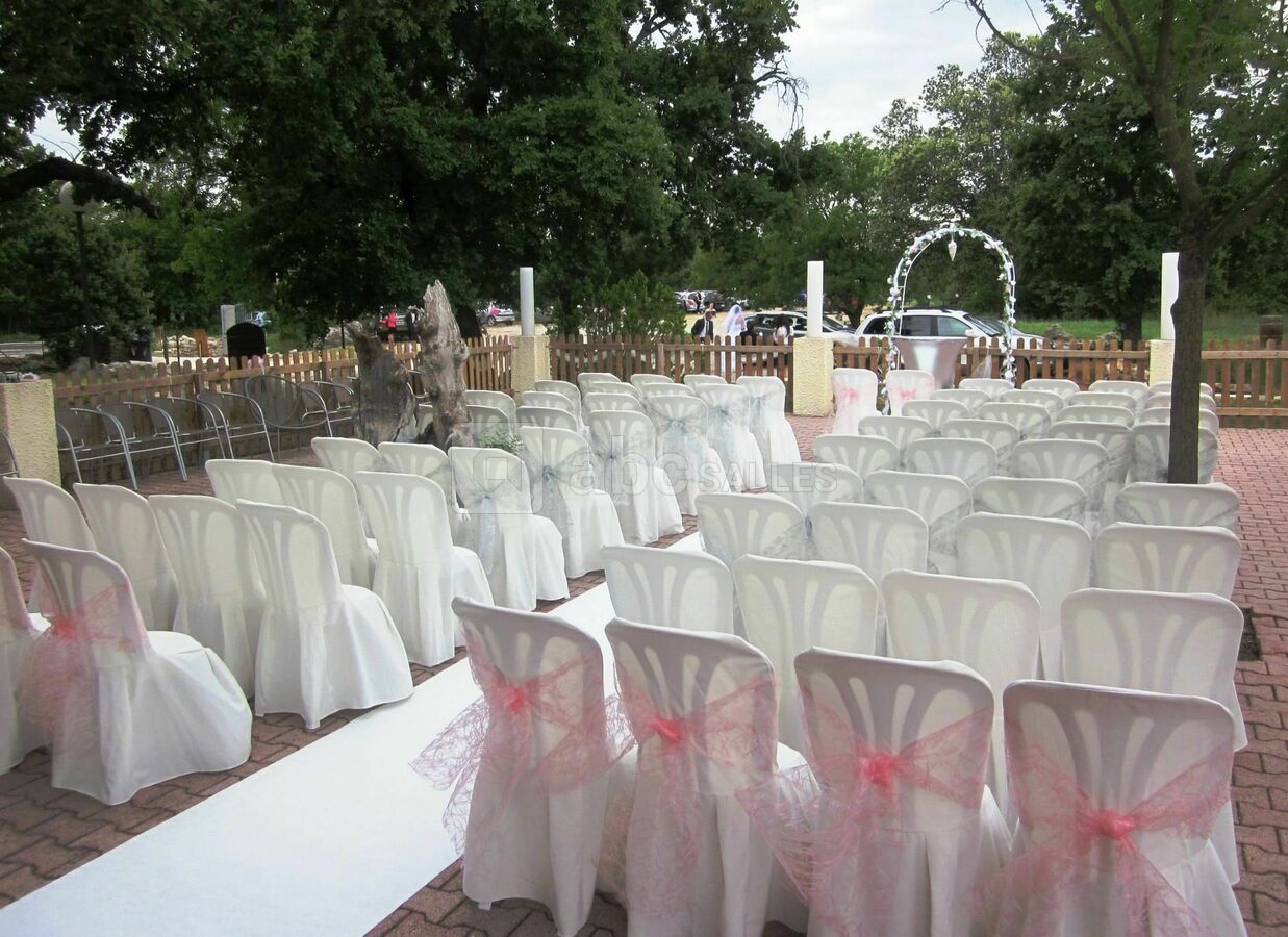 Mariage rangées terrasse