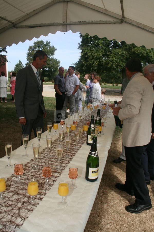 Vin d'honneur à l'extérieur