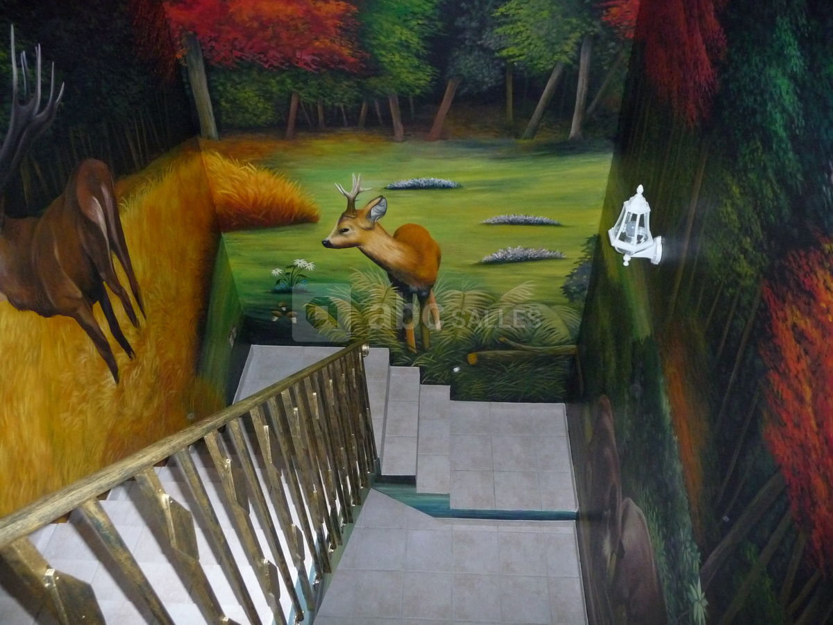 La cage d'escalier
