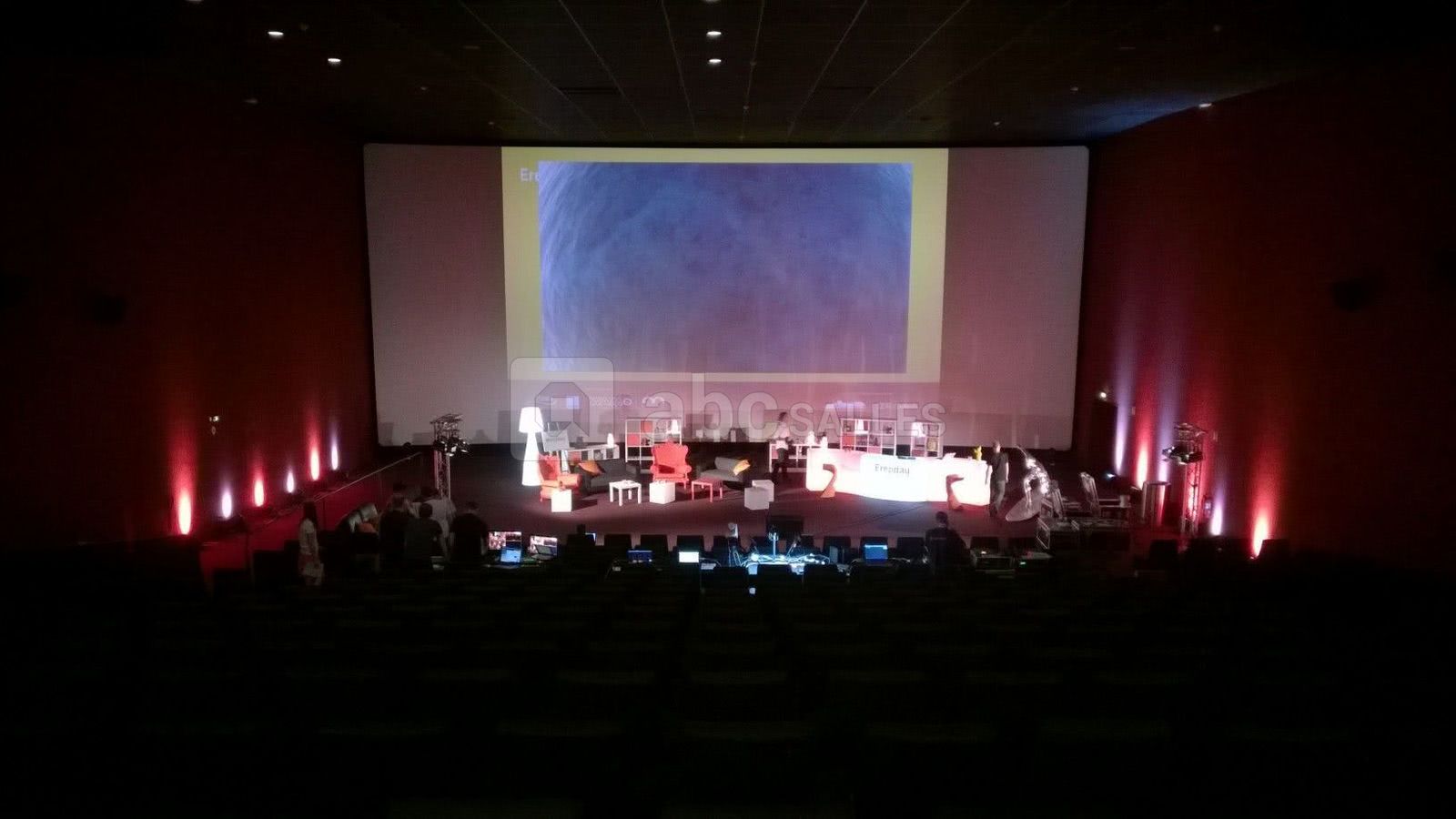 Séminaire en salle de cinéma