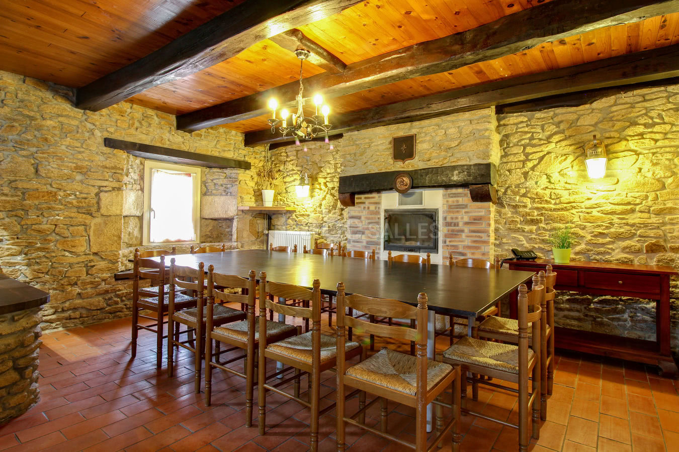 Salle à manger du gîte