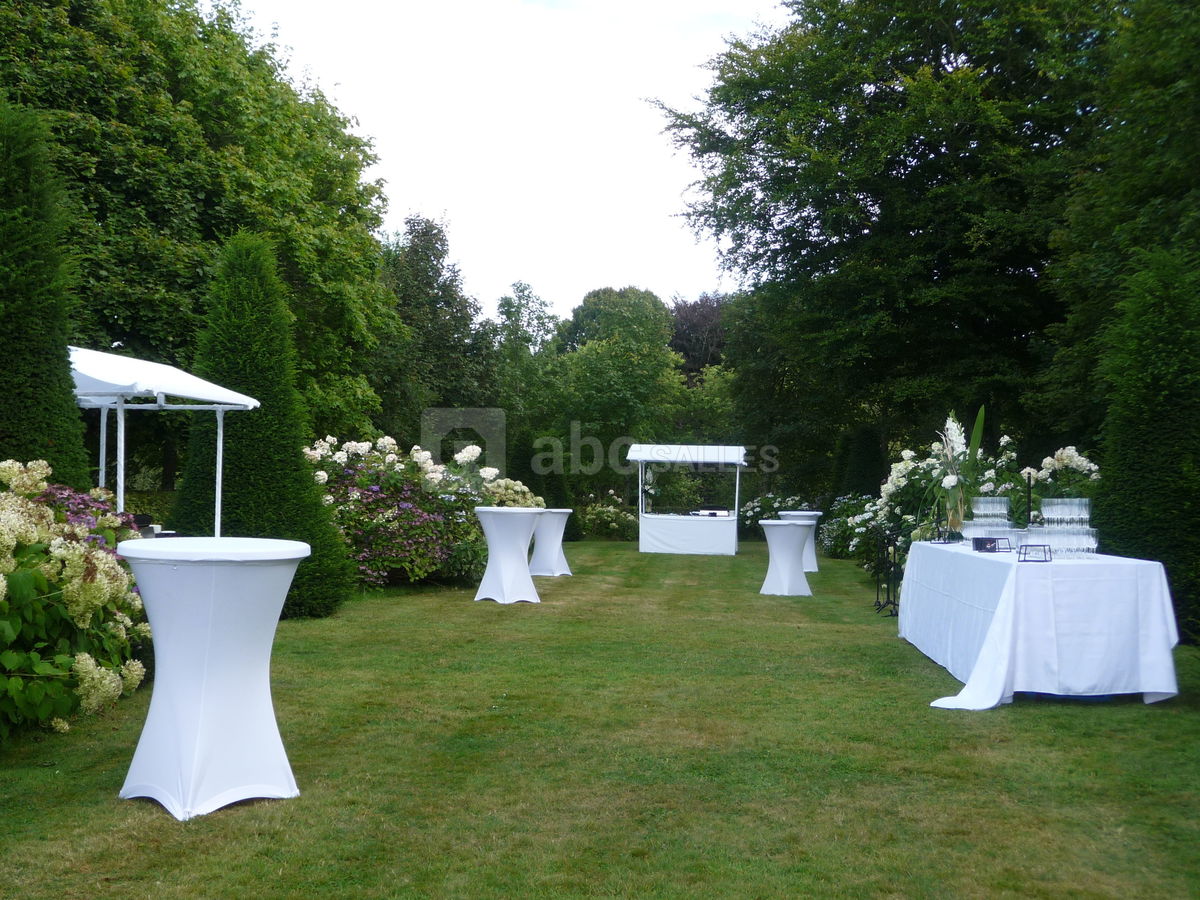 Château de Carneville - parc - vin d'honneur