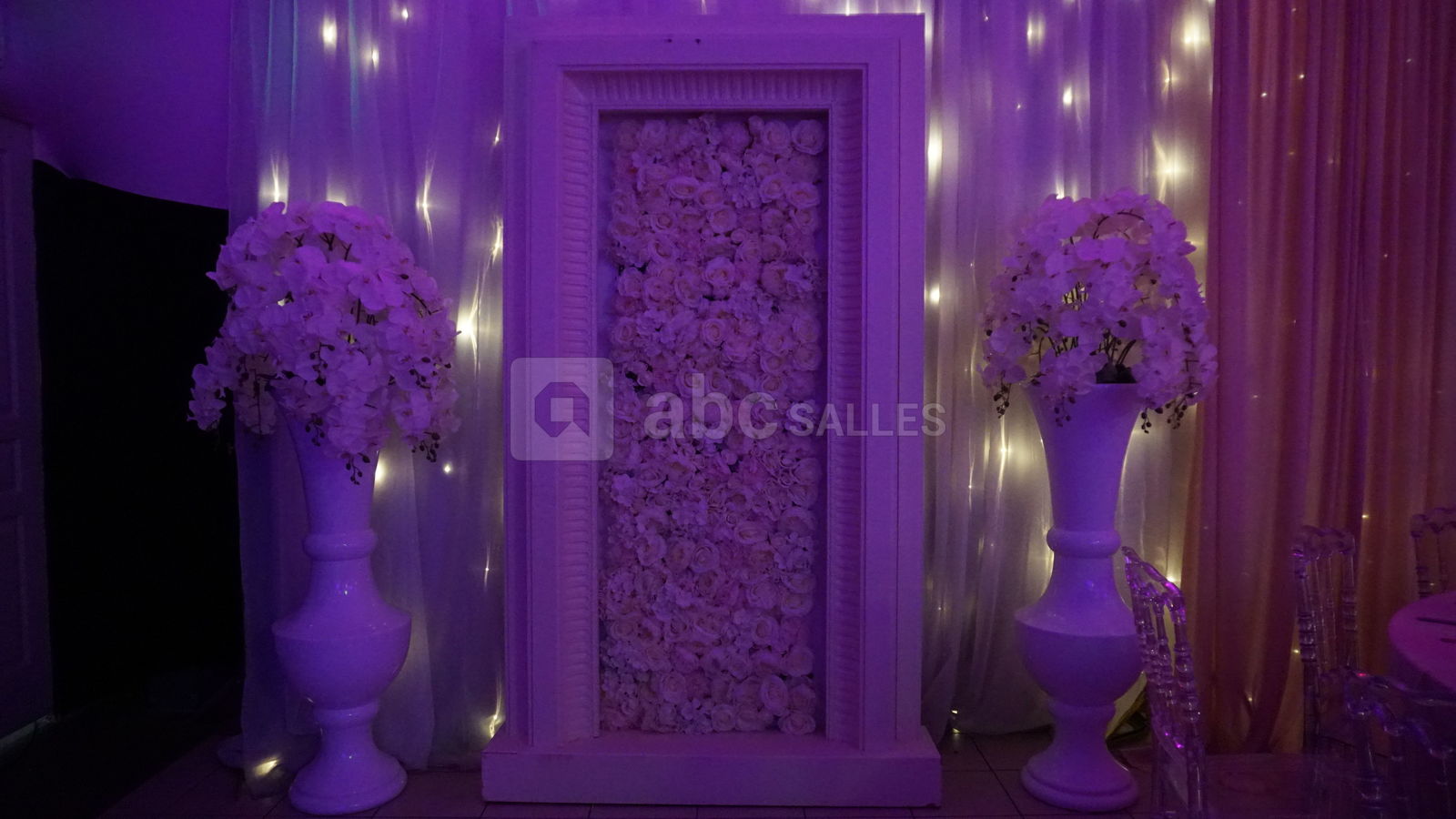 Mur de fleurs