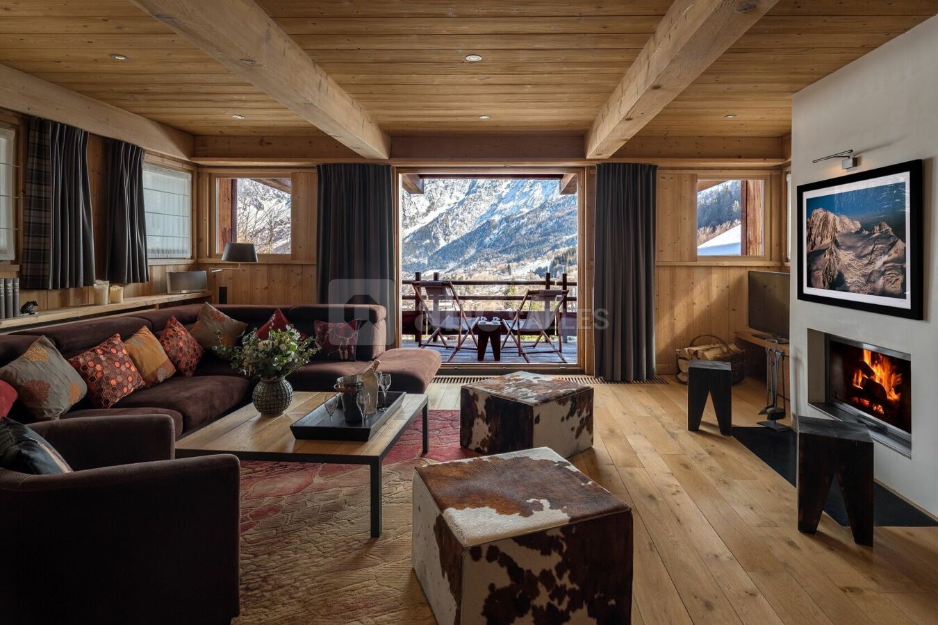 Salon d'un chalet