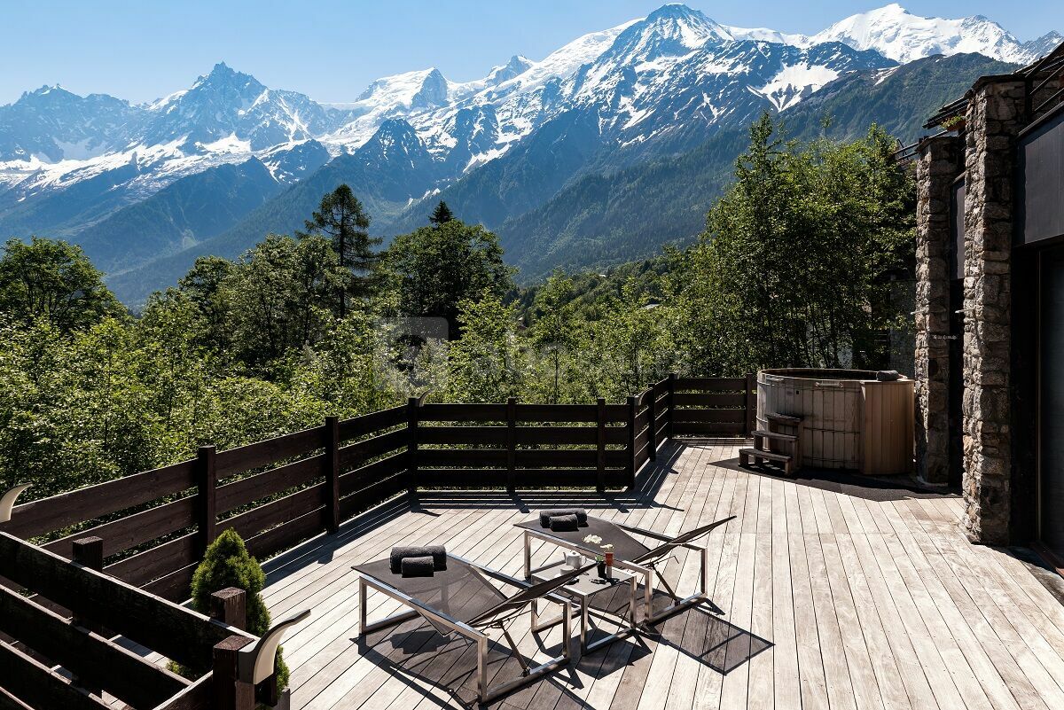 Terrasse d'un chalet