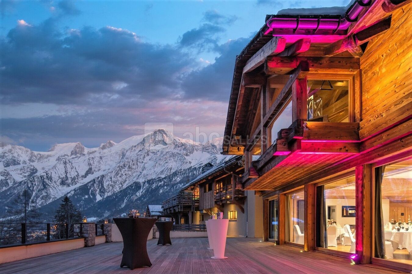 Terrasse salle Crystal