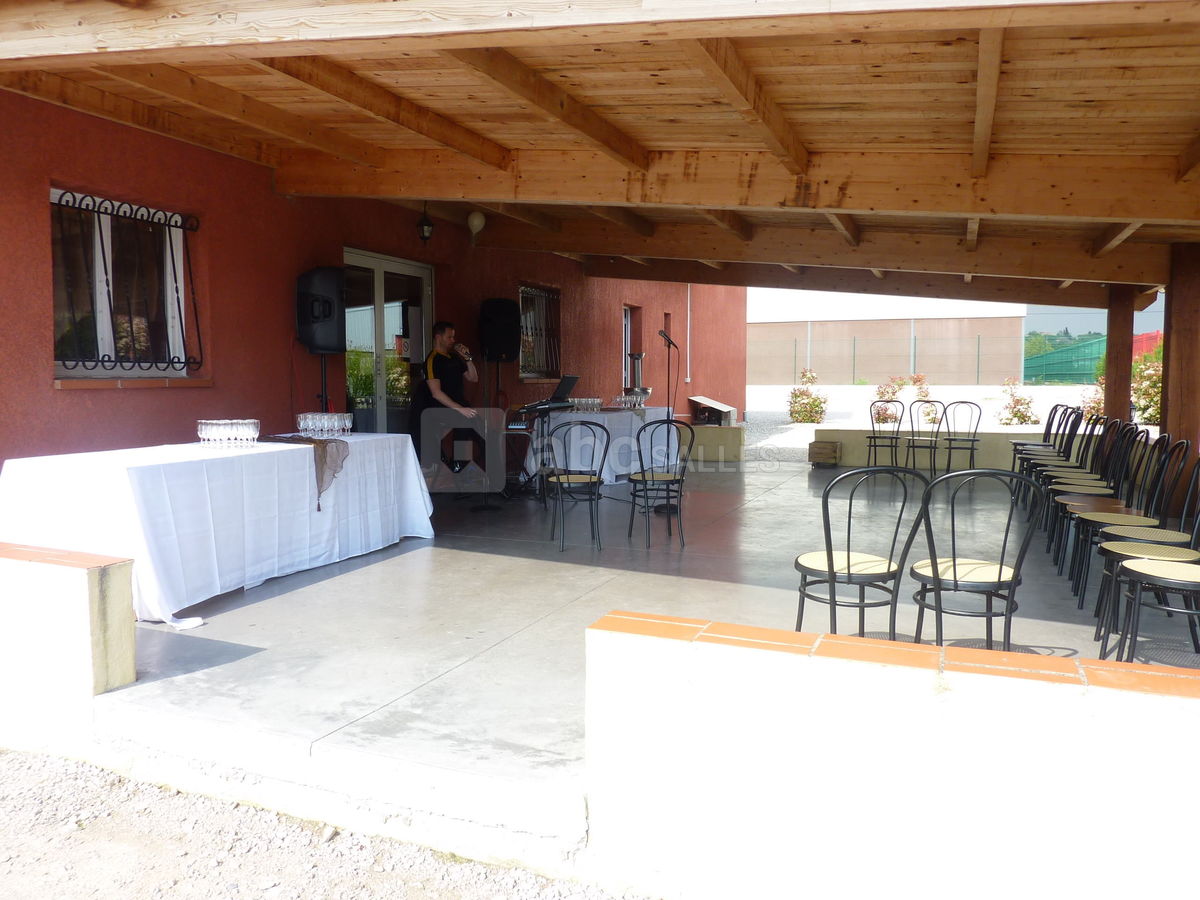 Vin d'honneur en terrasse